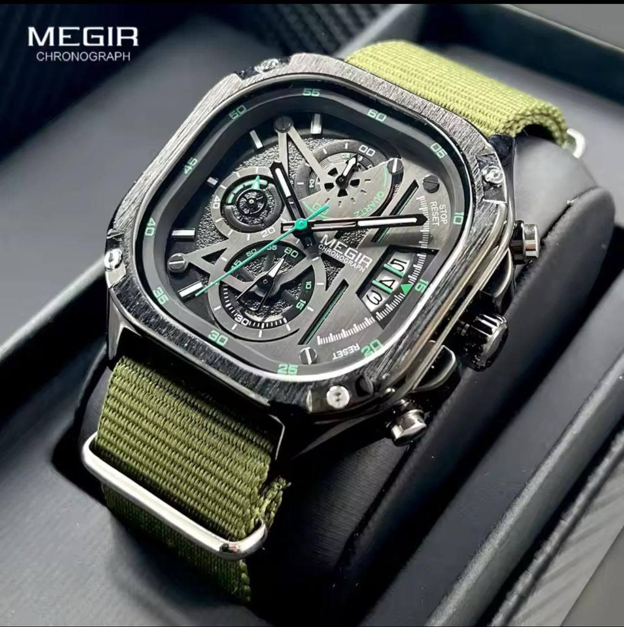 Megir Chronograph Gents Watch view 2