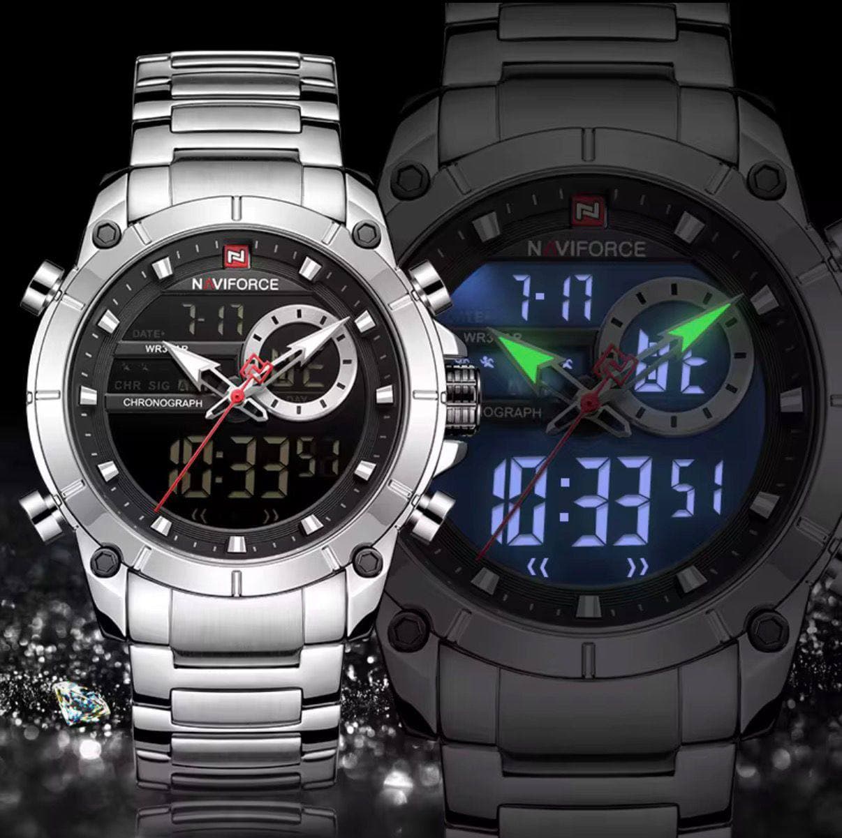 NAVIFORCE GENTS WATCH #NF9163 view 4