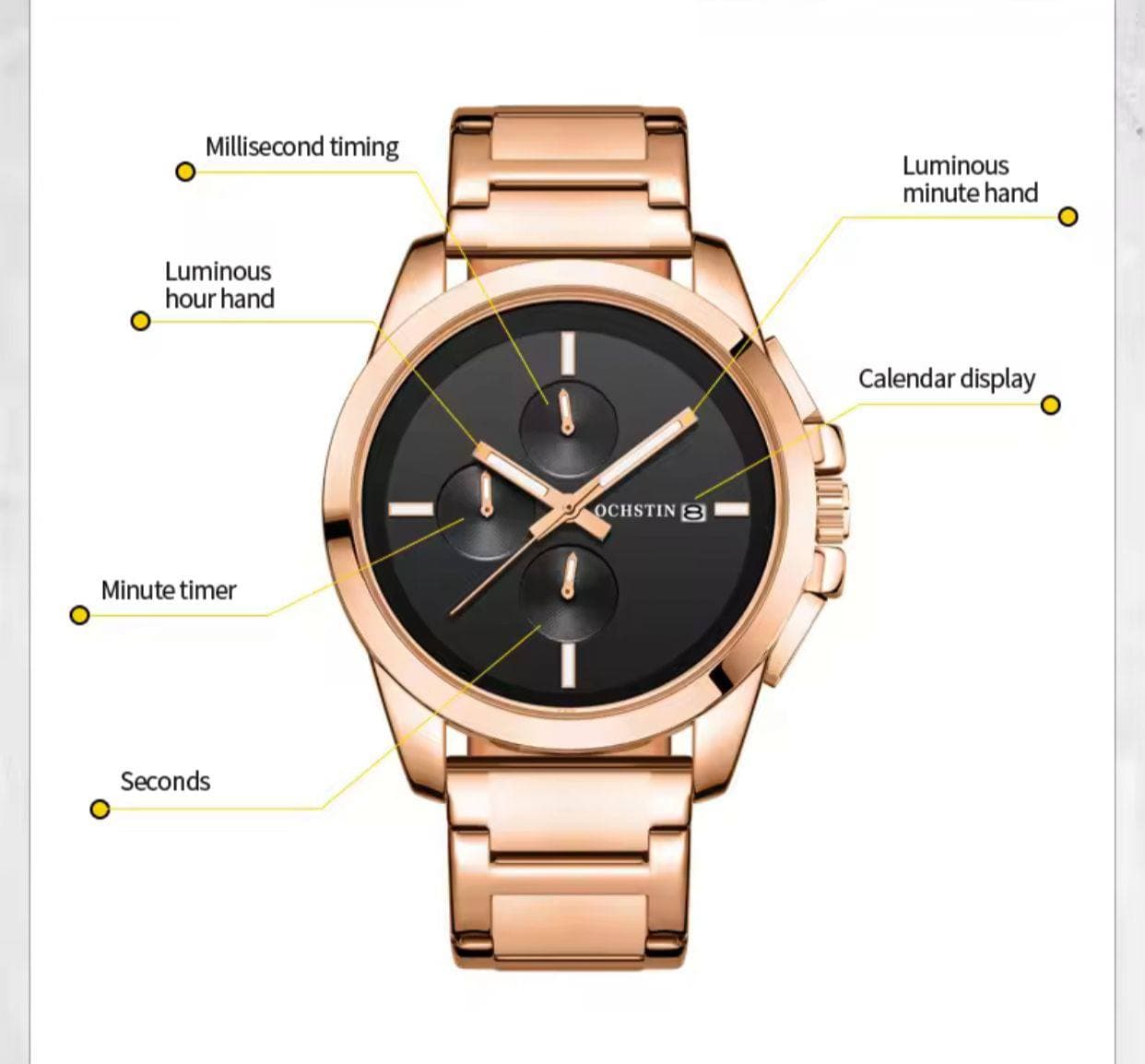 Ochstin Minimalist Chronograph Gents Watch #6059 view 3
