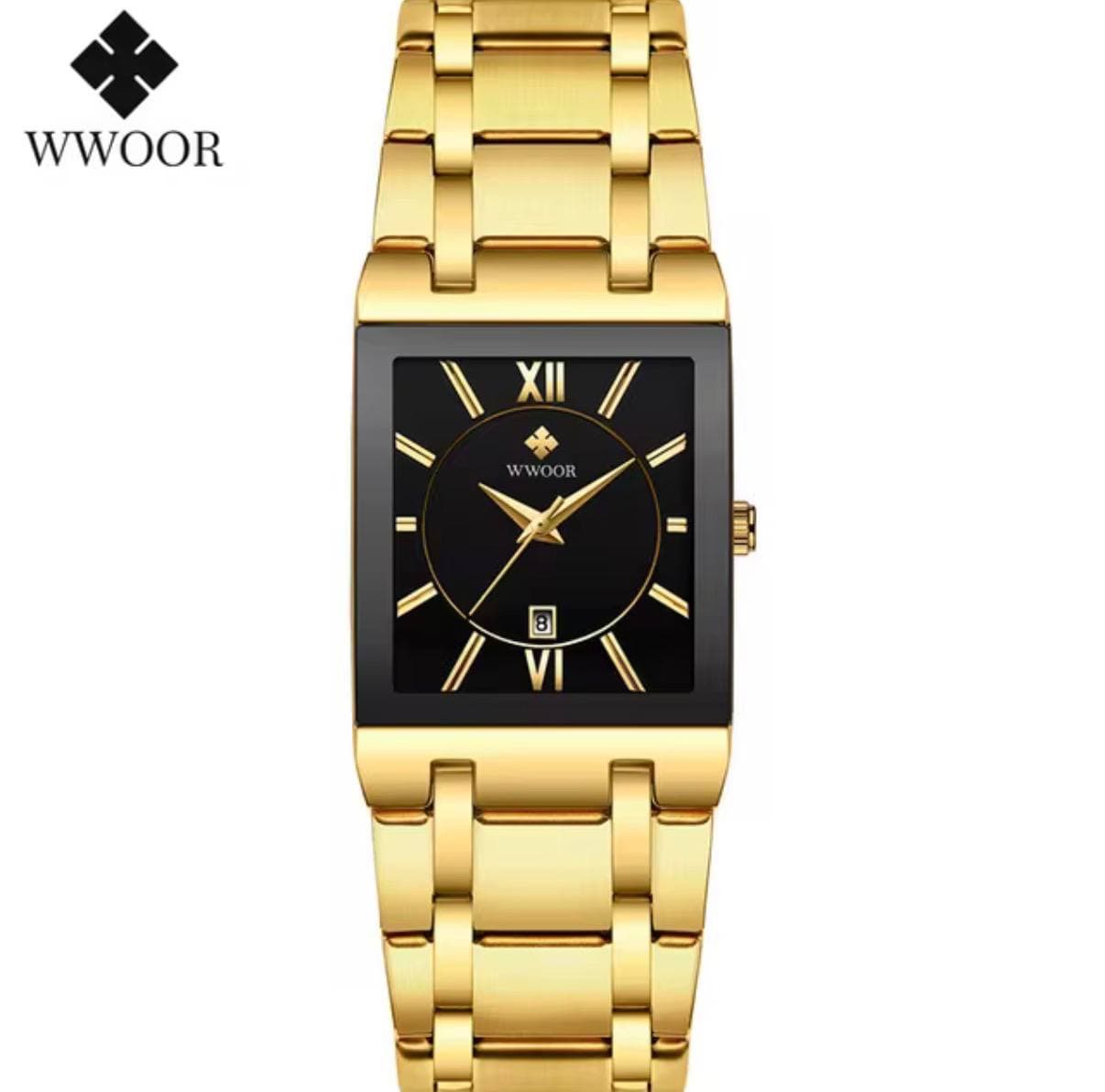 WWOOR SQUARE MEN WATCH #8858 view 3